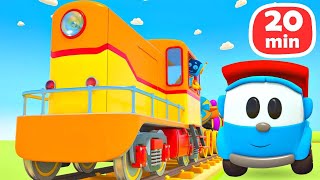 🚛🚂 Leo baut eine Lokomotive und noch viele weitere spannende Fahrzeuge!