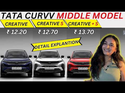 Tata Curvv Middle Variants Detail Explanation | Curvv Creative, Creative S & Creative + S #curvv