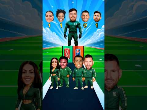¡Comienza el desafío GOAT! 🐐 Ronaldo vs Messi 🔥 vs Georgian 😍 vs Speed 🚀 – ¡Tú decides!