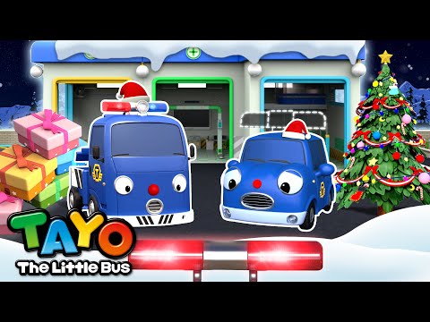 🚨¡Falta la sirena del coche de policía!(versión navideña)🎄 | ¿Dónde está mi sirena? | Tayo Español