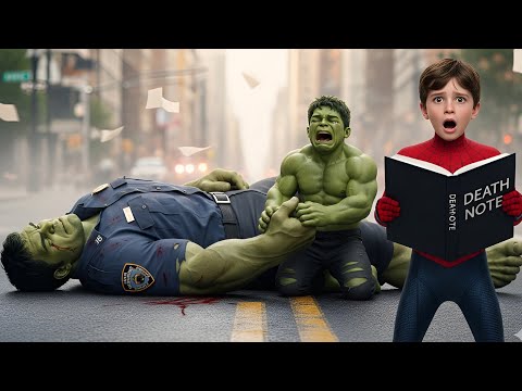 Unexpected Team-Up: Spider-Man See Hulk’s Dad name in the Note | superhero Veo 3 AI transformation