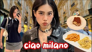 back in milan | best pasta, crazy fashion week, exploring the city