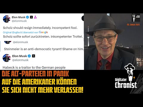 Die Alt-Parteien in Panik -  Auf die Amerikaner können sie sich nicht mehr verlassen!