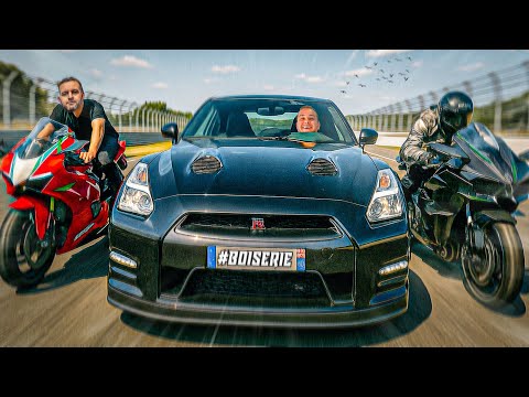 700CV dans ma NISSAN gtr VS ma H2R sur piste !