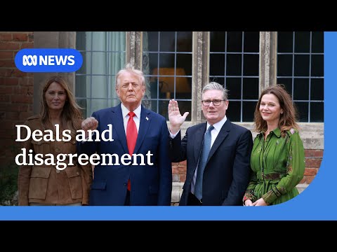 YouTube video thumbnail: Trump's Day of Diplomacy With Starmer Ends Historic State Visit