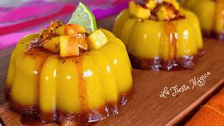 GELATINA DE MANGO CON CHAMOY ¡El Postre Más Viral y Refrescante! Dulce, Picosito y Delicioso😋Receta