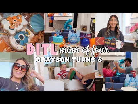 DAY IN THE LIFE MOM OF 4 | GRAYSON TURNS 6! | Tara Henderson