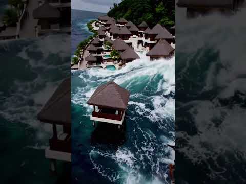 Waves Rolling in the Maldives 🌊