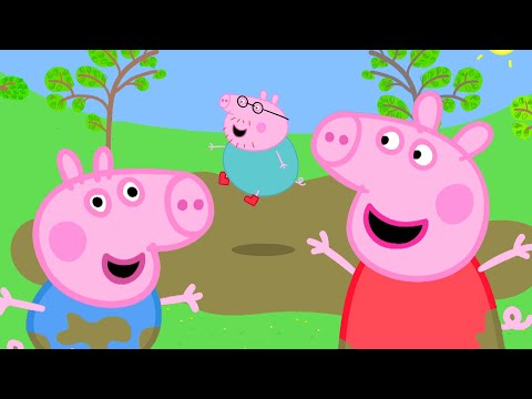 A maior poça de lama! 💧 Peppa Pig Portuguese Brazil Episódios Completos 🐽 Desenhos Animados