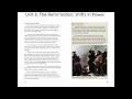 Martin Luther and the Reformation