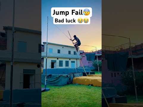 Bad luck😰😰#polvault #jumpfail #struggle #hardwork #supportme #talent #viralshort #ytshorts