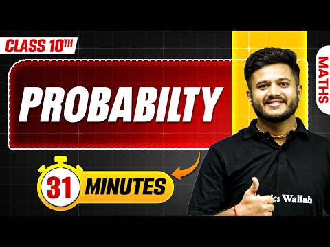 Probability in 31 Minutes || Mind Map Series for Class 10th