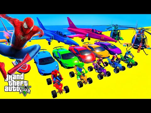 SUPERCAR ULTIMATE ICE RAMP CHALLENGE IN GTA V