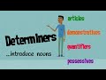 Understanding Determiners in English