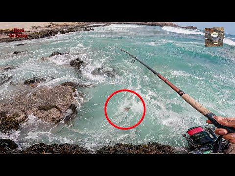 Lenguados en las peñas con minnow y vinilos.