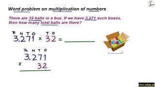 Word problem on multiplication of 4-digit by 2-digit