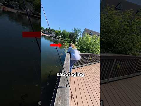 She STOLE my fishing bait