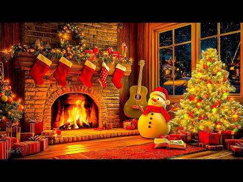 Nat King Cole, Bing Crosby, Frank Sinatra, D Martin, Jim Reeves🎁Best Classic Christmas & Fireplace