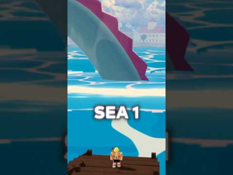 Bestias MARINAS en el Sea 1 de Blox Fruits 😲 #bloxfruits #bloxfruit #shorts #roblox #memes