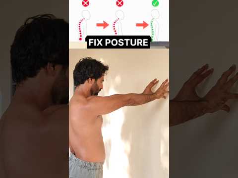 Fix Posture 🔥 #backpain #lowerbackpainrelief #yogalife #backpainrelief #fitness #shorts #ytindia