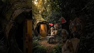 Oldman Revealed His Mysterious House🏡 | Grandpa Saved his Life From Tiger #automobile #trending