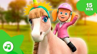 Percherón y Margarita 🐴 Juega con los Caballos de La Granja de Zenón