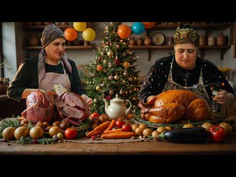 New Year in a Traditional Village: Grandma's Cooking in Azerbaijani Mountains