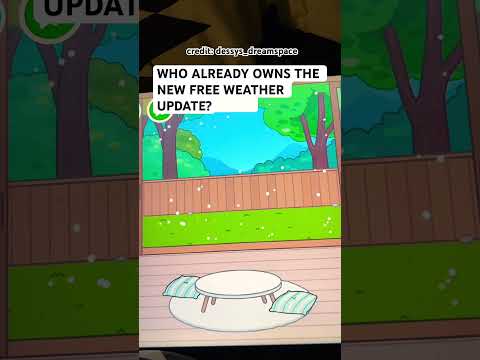 I LOVE THE NEW WEATHER UPDATE IN TOCABOCA ๐ its perfect for roleplays now