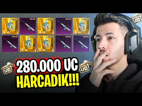 YENİ NİHAİ SET VE EFSANE AMR GELDİ! 280.000 UC İLE KUTU AÇILIMI / pubg mobile