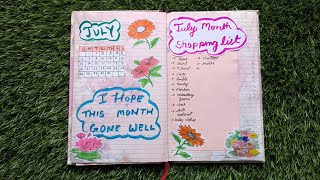 Diary decoration ideas / personal diary decoration 