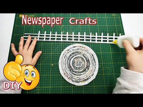 From Old Newspaper to Stunning Home Decor!