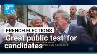YouTube video thumbnail: 'Great Public Test': French Presidential Hopefuls to Face off at Business Summit