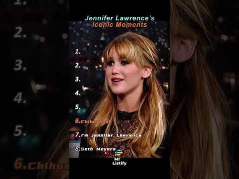 Ranking Jennifer Lawrence's Iconic Moments!! #jenniferlawrence
