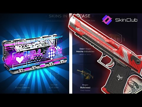 SKINCLUB I WON AWESOME DESERT EAGLE CODE RED IN THE CASE! - SkinClub Promo Code 2025 - SkinClub