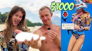 Trying to clean the ocean- found $1000 treasure instead
