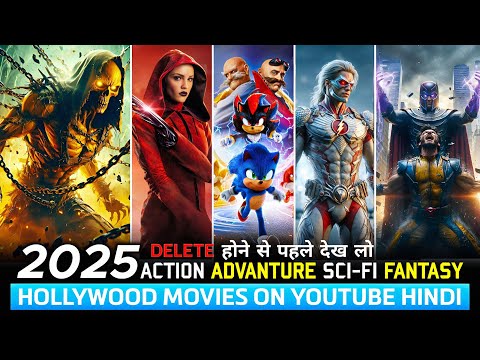 Top 10 Best Action & Adventure Hollywood Movies On YouTube In Hindi | Hollywood Movies in Hindi 2025