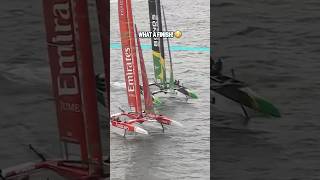👀 INTENSE Finish to Final Race in NYC! #SailGP #sailing #racing