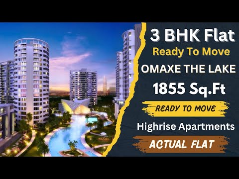 1855 sq.ft 3BHK Flat OMAXE The Lake, Most Luxurious Apartments New Chandigarh