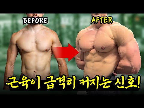 몸이 급격하게 커지기 전 나타나는 신호