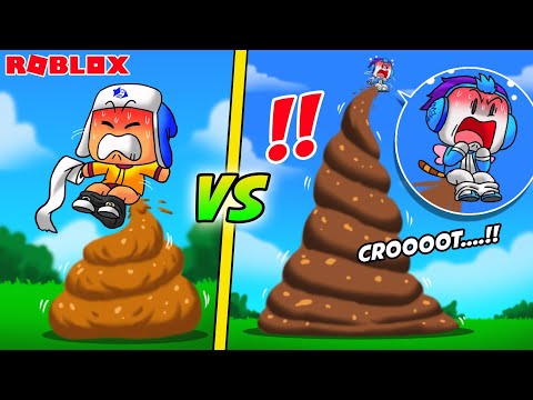 BABY DEL VS MOCIL LOMBA POOP SIAPA YANG YANG PALING RAKSAKSA DI ROBLOX!!