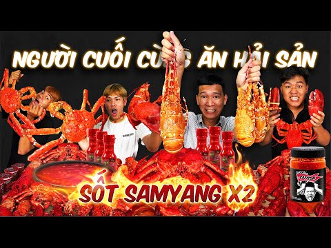 Người Cuối Cùng Ngừng Ăn Hải Sản TÔM HÙM ALASKA KING CRAB Sốt Siêu Cay Samyang x2 Sẽ Thắng 10 Triệu