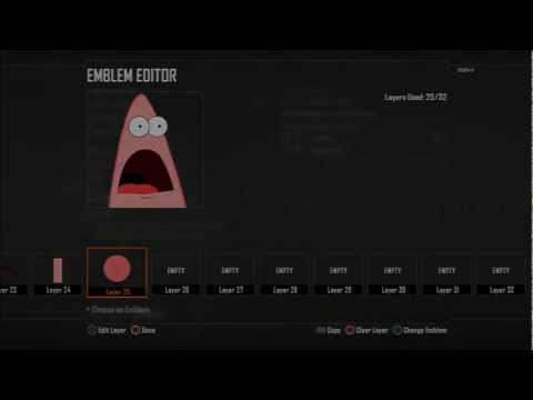 Shocked Patrick Star - Black Ops 2 Emblem Tutorial - YouTube