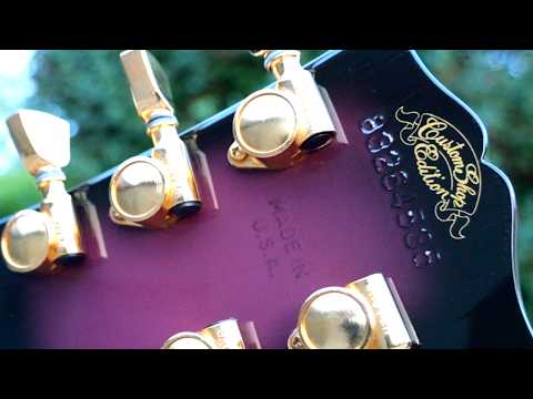 This Came Stock With... GOLD Strings? | 1984 Gibson Les Paul Studio Night Violet Custom Shop Edition