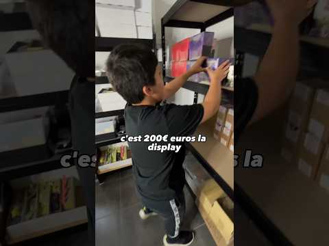 1MIN POUR REMPLIR UNE BOÎTE DE CARTE POKÉMON #pokemon #shorts