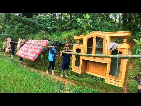Beginilah Seserahan Pernikahan Di Kampung, Melewati Sawah Sungai Lembah. Jawa Barat Garut Selatan