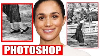 PENNYWISE VIBES! Meghan EXPOSED As As Ever Pic Reveals Bad Photoshop: Shrunk Foot & Balloon Chaos!