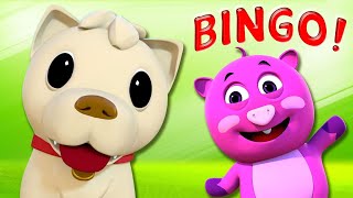 A Bebés Contentos | Canción del perro del Bingo para niños | Canciones Infantiles