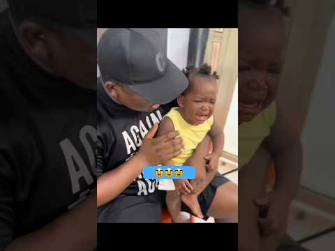 To see who cries better! #funny #baby #cry