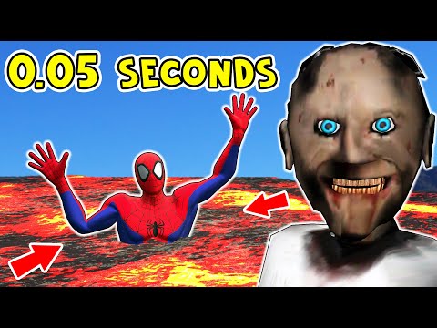 Granny's Extreme Challenge !! Lava vs Spider-Man vs Money - funny horror animation (p.348)