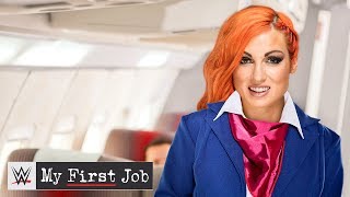 WWE My First Job Becky Lynch